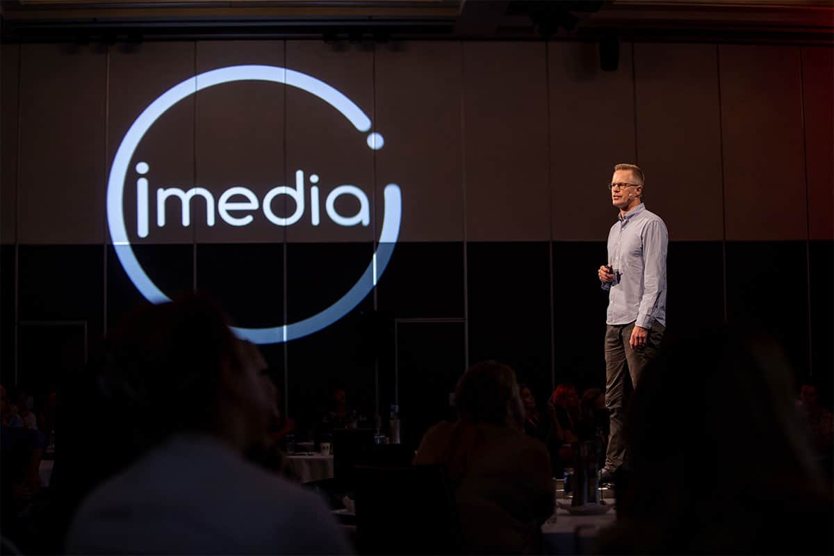 Sonder deliver keynote at the iMedia Summit